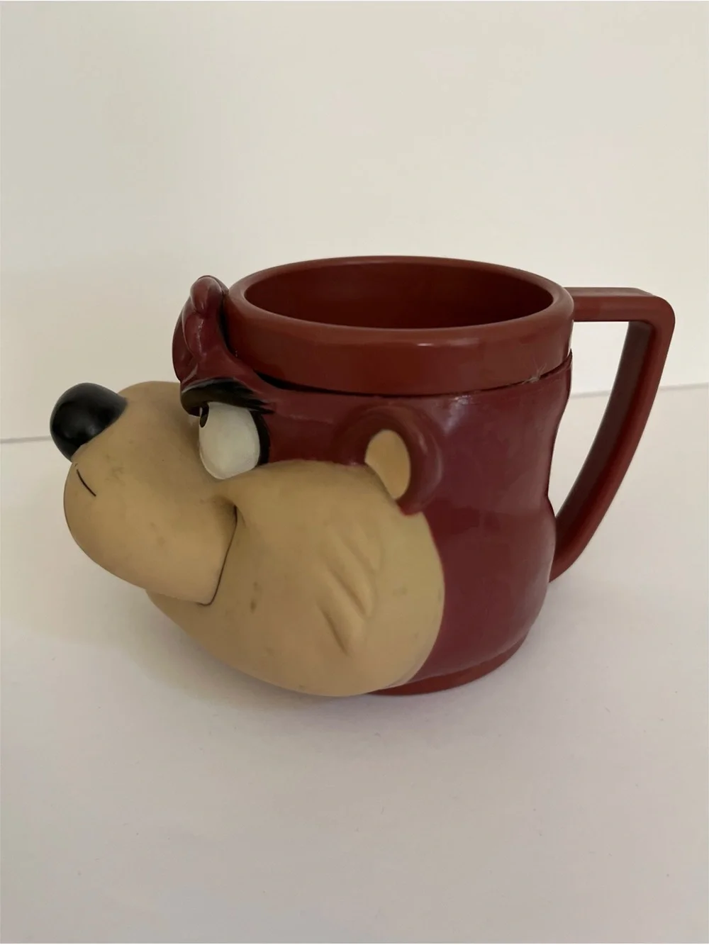 Vintage Looney Tunes Tasmanian Devil 3D Plastic Mug
